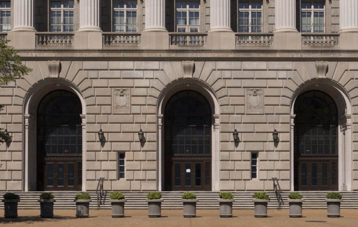 The Internal Revenue Service building in Washington, D.C.